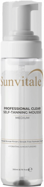 Clear Medium Tanning Mousse